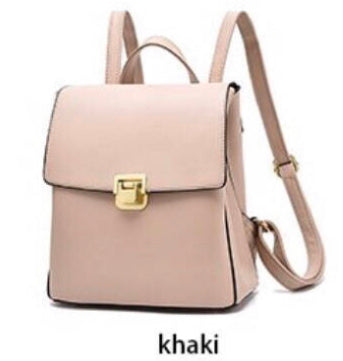 Khaki Mini Backpack